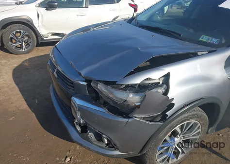 2016 Mitsubishi Outlander Sport 2.4 Es из США, поврежденный, VIN JA4AR3AW6GZ052067